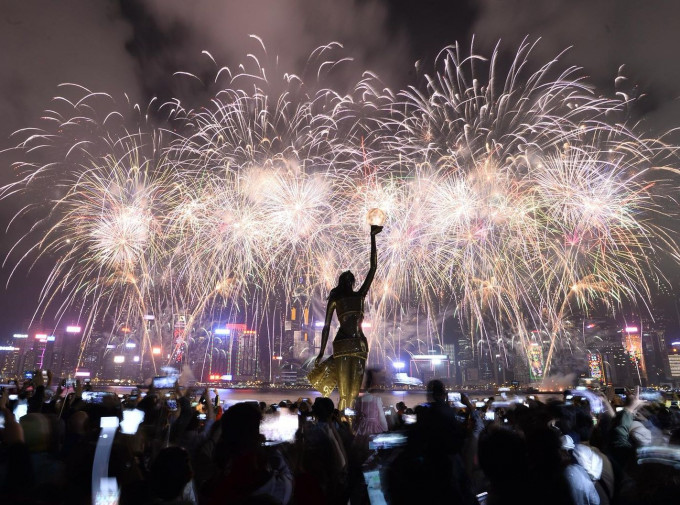 煙花匯演歷時23分鐘，共分8幕。