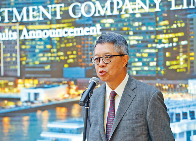 吳天海表示，近年內地項目回報不及香港，故目前會選擇更多香港的投資機會。