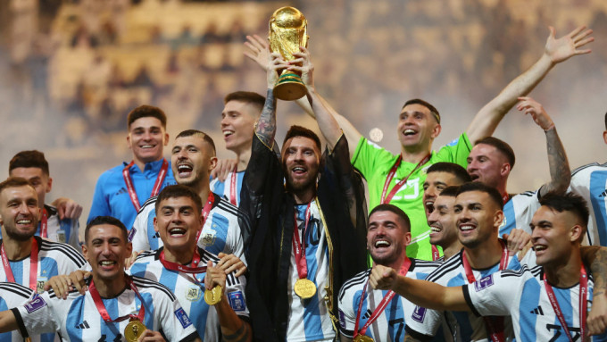 阿根廷勇奪世界盃冠軍。Reuters