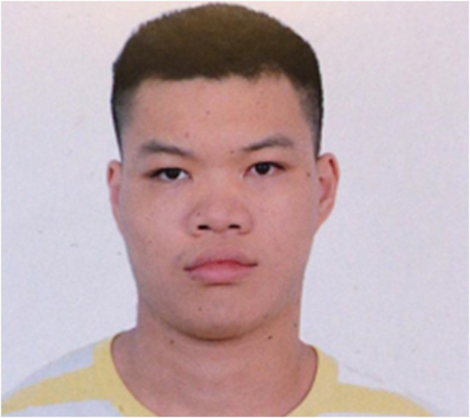 白田邨18岁青年刘立燊失踪。警方提供图片