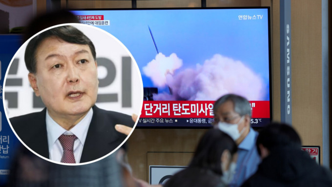 尹錫悅向北韓發出警告。REUTERS