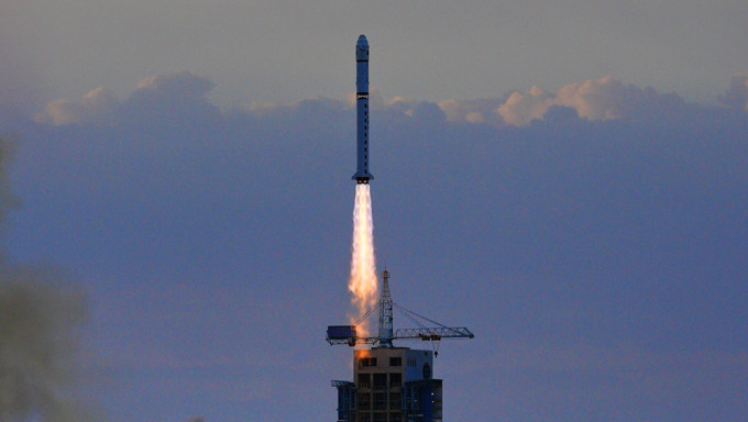 雲海一號03星發射升空，衛星順利進入預定軌道。新華社