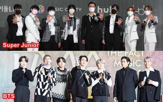 Super Junior及BTS等出席TMA颁奖礼。