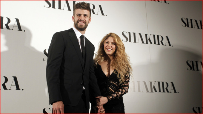 碧基（左）与Shakira曾经是一对，但此情不再。