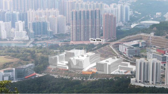 中国建筑向城规会申请放宽将军澳中医院建筑高限。 资料图片