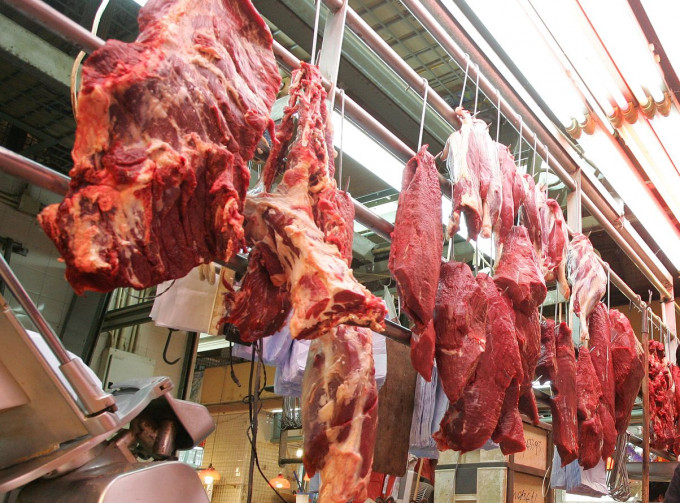 食物环境衞生署食物安全中心在一个新鲜牛肉样本检出二氧化硫。  资料图片