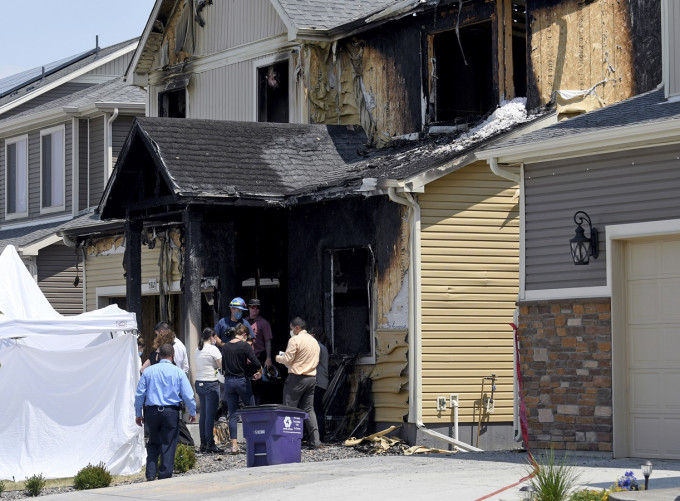 丹佛市住宅大火釀5死。AP