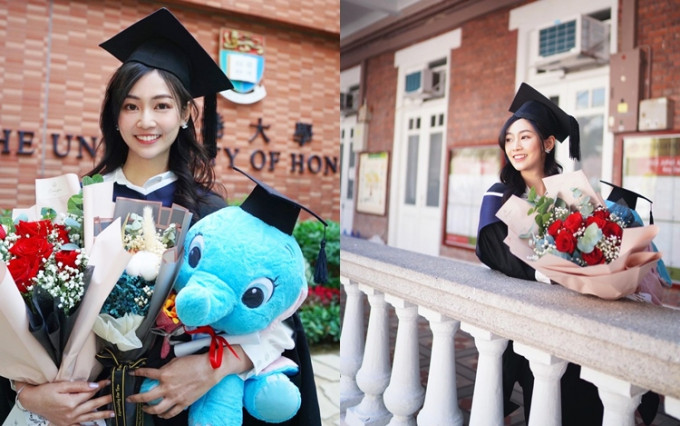 郭柏妍終於碩士畢業，恭喜！
