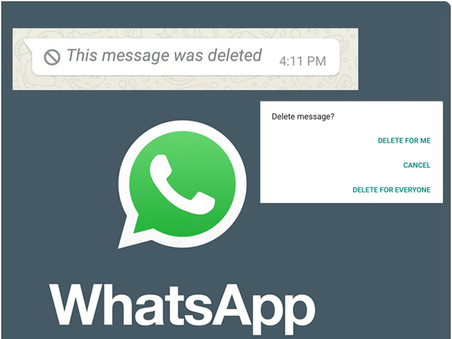 WhatsApp撤回訊息時限擬由7分鐘延至68分鐘。 資料圖片