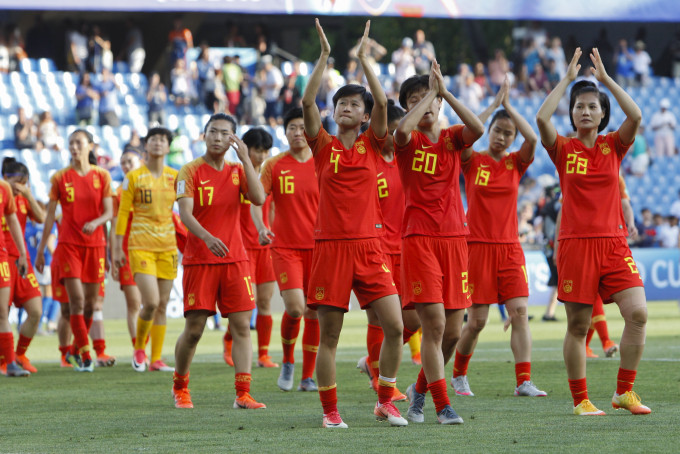 中国女足虽败犹荣。AP