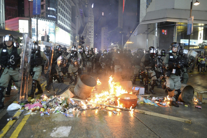 香港示威衝突不斷。資料圖片