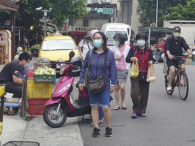 台灣今日本土零確診。AP圖片