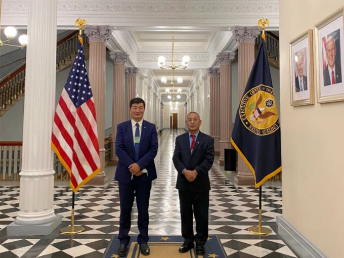 洛桑森格获邀进入白宫，是60年来西藏流亡政府首脑首次进入白宫。西藏流亡政府网站图片