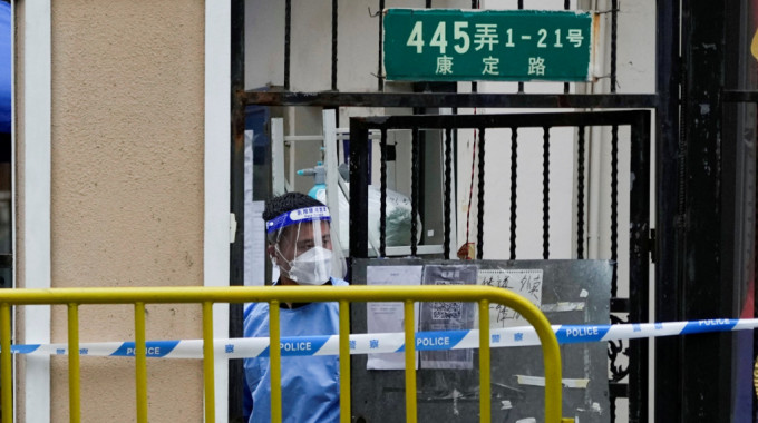 上海过去一日新增178宗本土感染。reuters