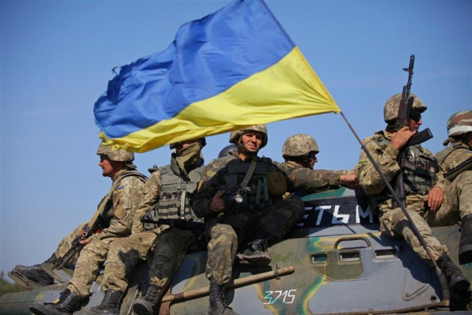 烏克蘭士兵。