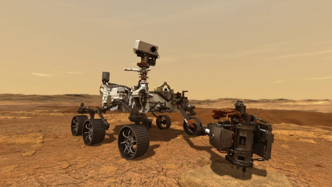 美国太空总署在毅力号火星探测车上，装设了制氧仪器。NASA网站图片