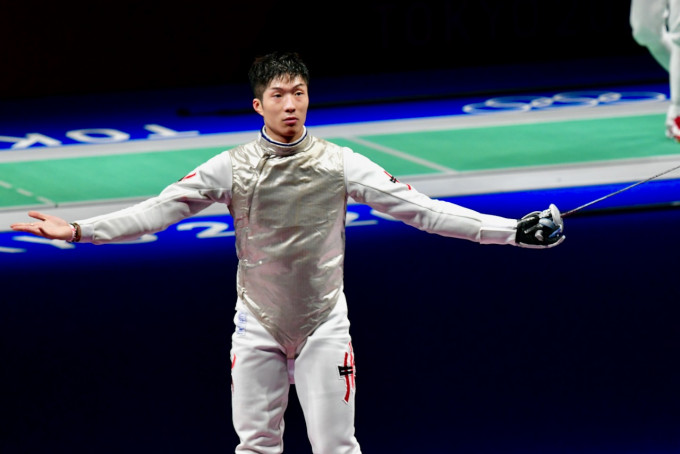 张家朗为香港赢得历来第二面奥运金牌。资料图片