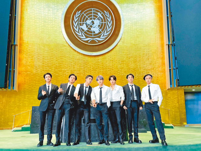 BTS第3度到联合国演讲，鼓励年轻人面对疫境。