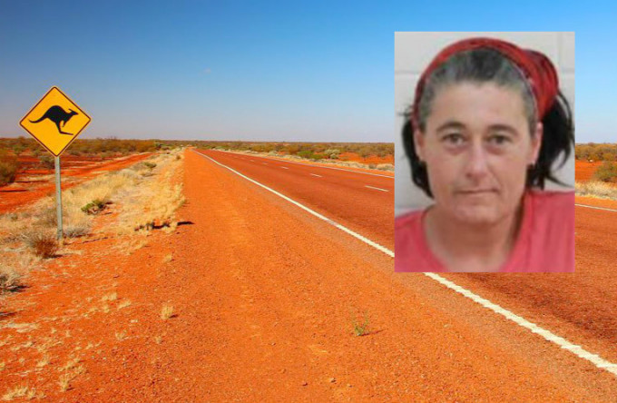 澳洲1男2女在北領地內陸駕車遊玩時被困，其中一名46歲女子仍下落不明。網上圖片