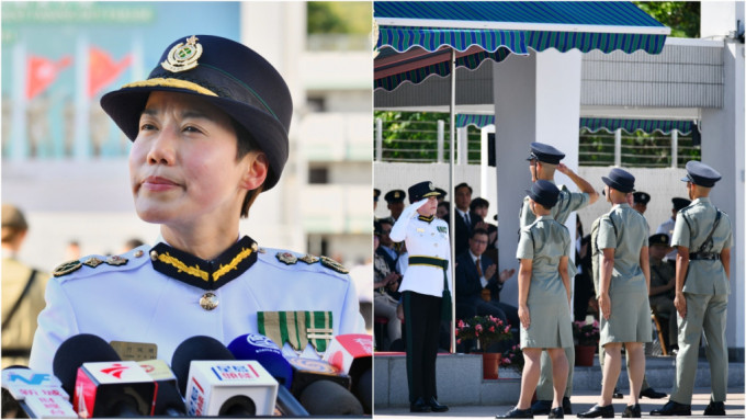 何佩珊检阅海关学员结业会操 强调香港海关有能力在全球担当领导角色