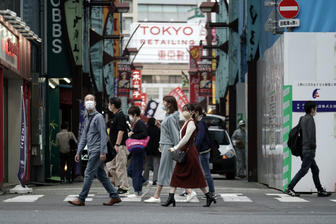 东京增284人确诊，近2个月最多。AP图片