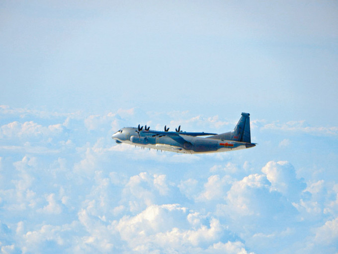 大陸軍機頻繁逼近台島。