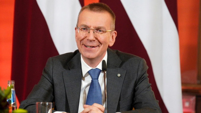 拉脫維亞總統當選人林克維奇斯。美聯社