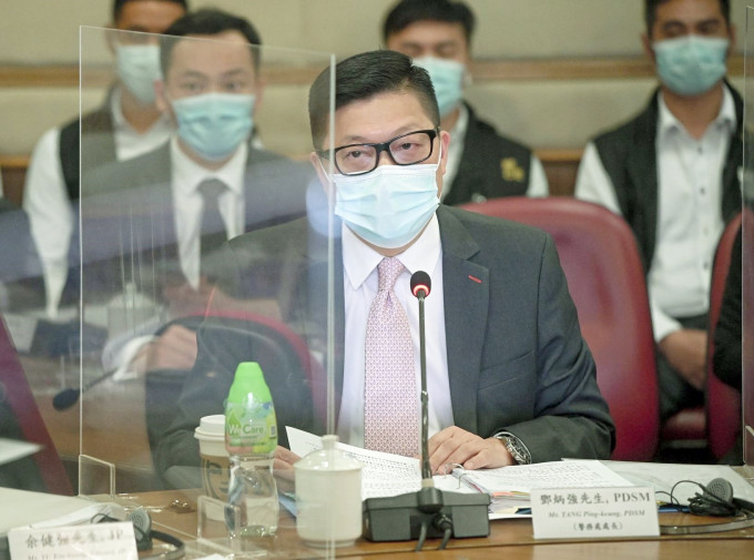 邓炳强在上月曾出席油尖旺区议会会议。资料图片