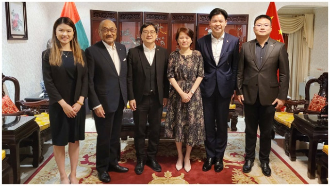 香港律师会礼节性拜访中华人民共和国驻迪拜总领事馆。