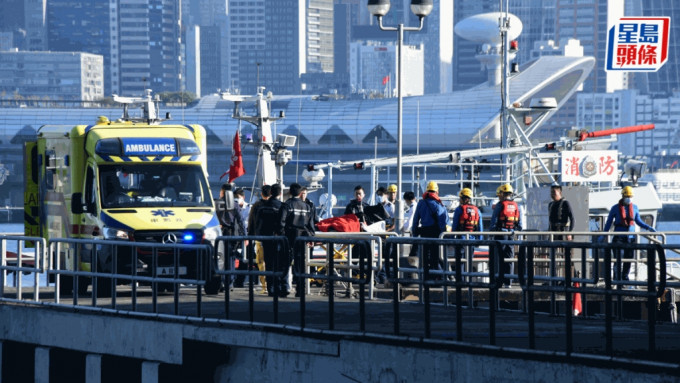 事主由救護車送院。梁國峰攝