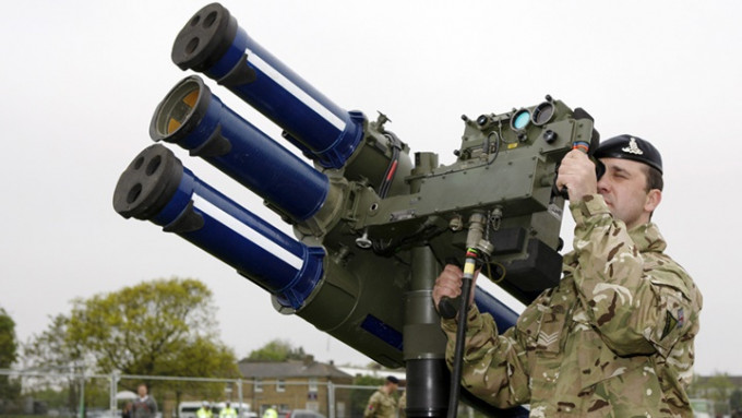 英军透露正训练乌克兰军队使用「星光」防空导弹。网上图片