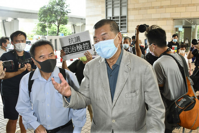 壹傳媒創辦人黎智英被控「勾結外國勢力」。資料圖片