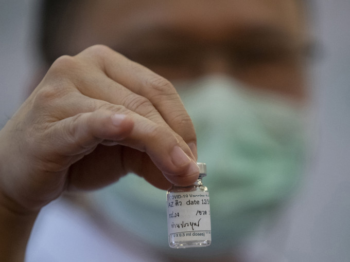 泰国暂停使用阿斯利康新冠疫苗。AP图片