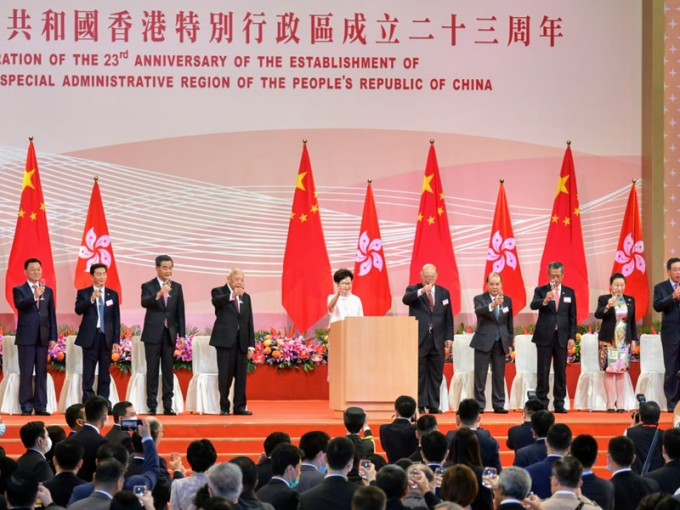 林郑月娥指国安法立法是香港回归最重要发展。