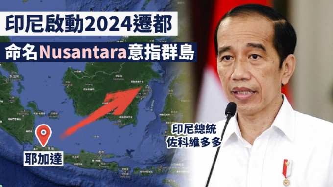 印尼国会通过总统佐科维多多的迁都计画。资料图片