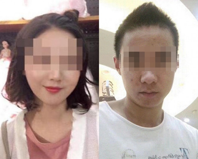 滴滴司机锺元(右)奸杀20岁赵女被判死刑。网上图片