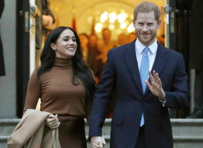 哈里夫妇脱离王室近一周年。AP资料图片