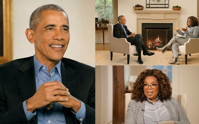 Apple TV+訪談節目《奧普拉傾談時光》邀得前美國總統奧巴馬接受專訪，大談任職總統的點滴。