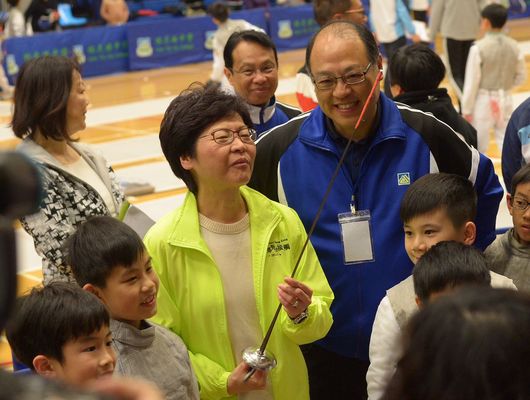 林郑月娥表示，不会评论个别选委的提名及投票取向。