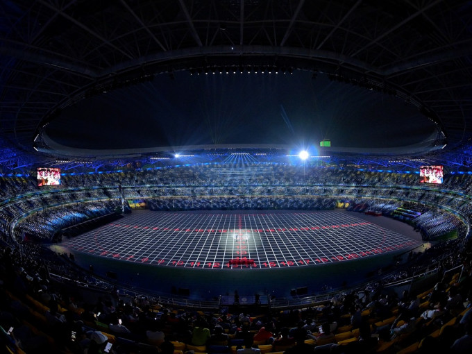 第14届全运会在西安揭幕。新华社图片