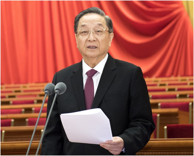 全国政协会议在北京开幕，俞正声发表工作报告。新华社资料图片