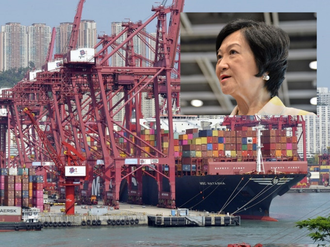 叶刘淑仪建议香港与大湾区整合货柜码头。资料图片
