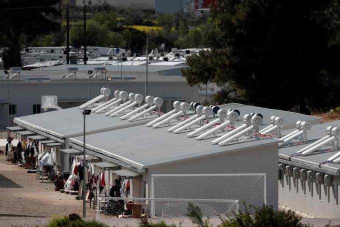 Ritsona难民营已有20人确诊。AP