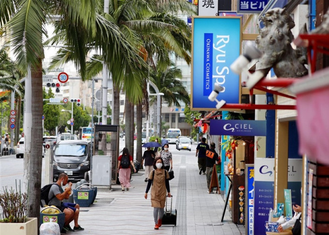 冲绳将于周日起纳入紧急事态宣言范围。网图