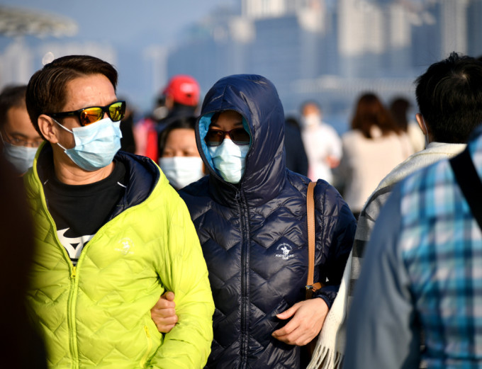 市区今早录得13.4°C，创入冬以来最低纪录。资料图片