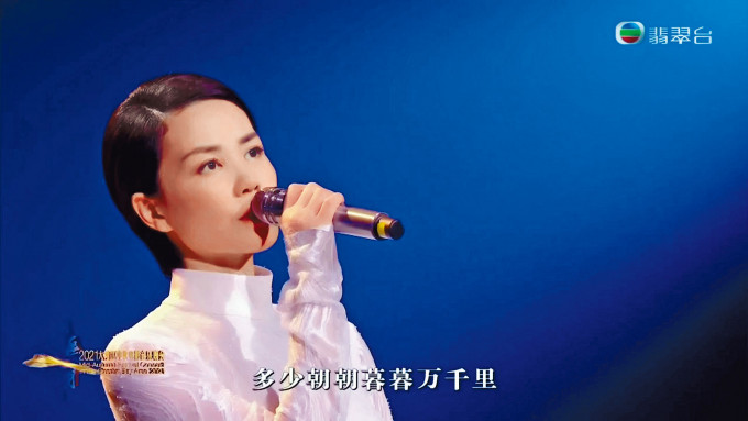 王菲相隔18年再度演唱粵語新歌《灣》。