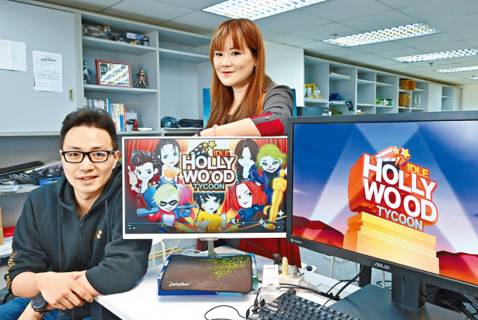 林冠豪（James，左）及王翊绫（Gigi，右）创立多平台独立游戏开发公司「原作工作室」。