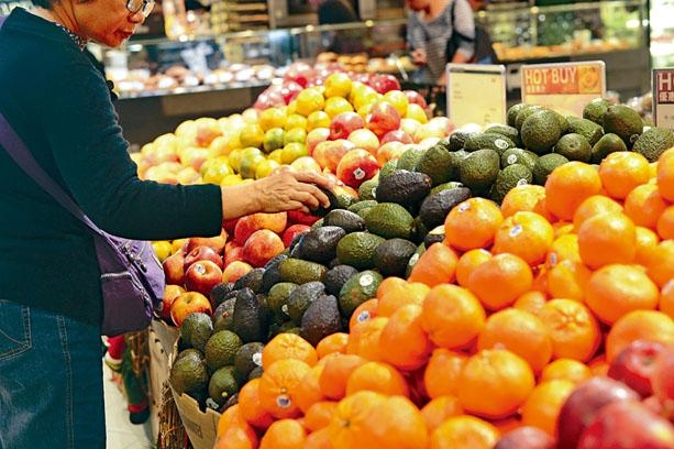 卫生署调查发现94%市民每日食少于五份蔬果。资料图片