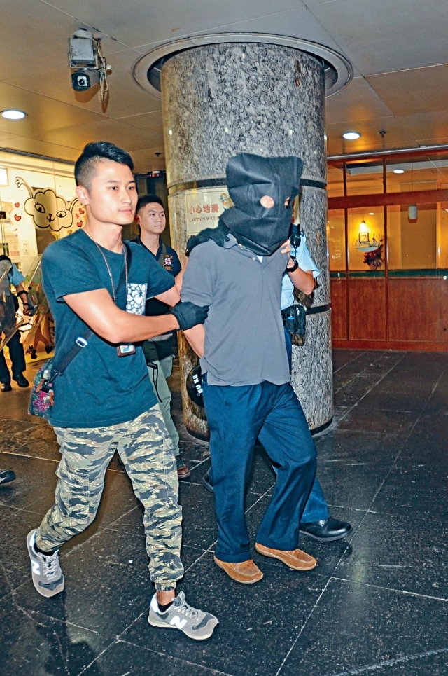 姓陈被告未有反抗，当场被捕。资料图片