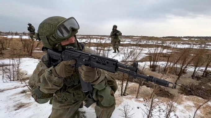 白俄罗斯宣称与俄罗斯的联合军演将延长。AP图片